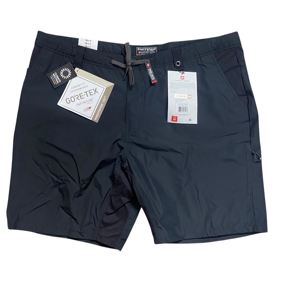 Mens 686 Everywhere Gore-Tex Short Relaxed 38 x 9 Tobacco Black KCRGNS11 NEW NWT